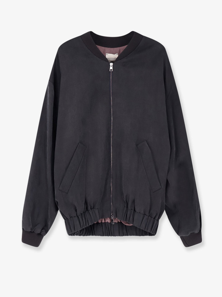 Bomber Jacket Lyocell-Linen Grey
