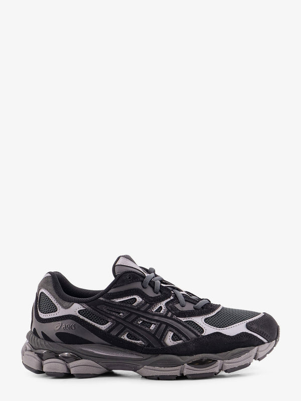 Gel-Nyc Mesh Sneakers With Suede Inserts Black Nylon/mesh/suede Trainers