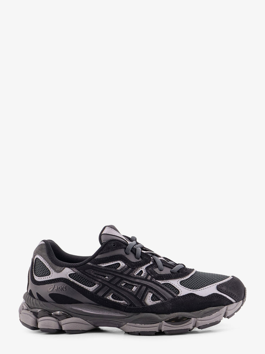 Gel-Nyc Mesh Sneakers With Suede Inserts Black Nylon/mesh/suede Trainers