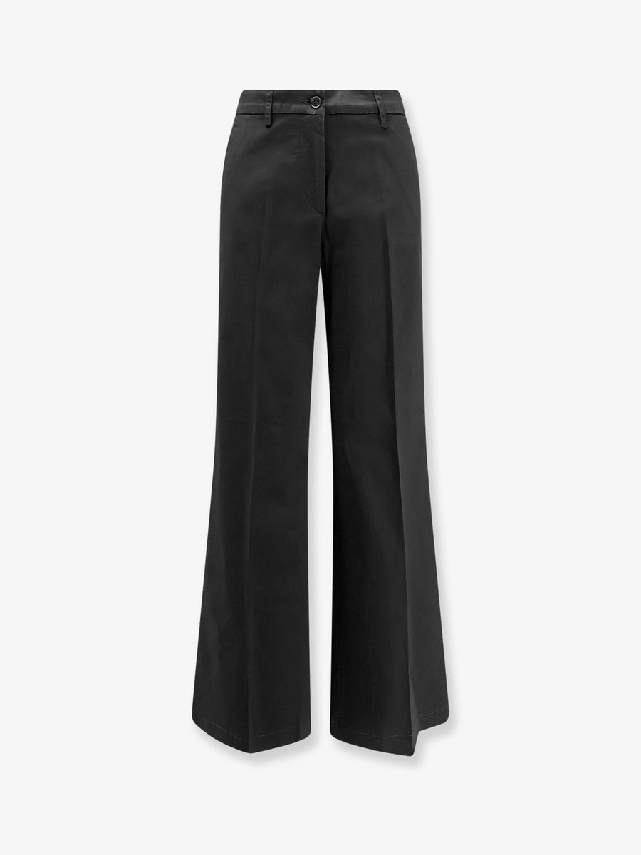 Trousers Stretch Cotton Black