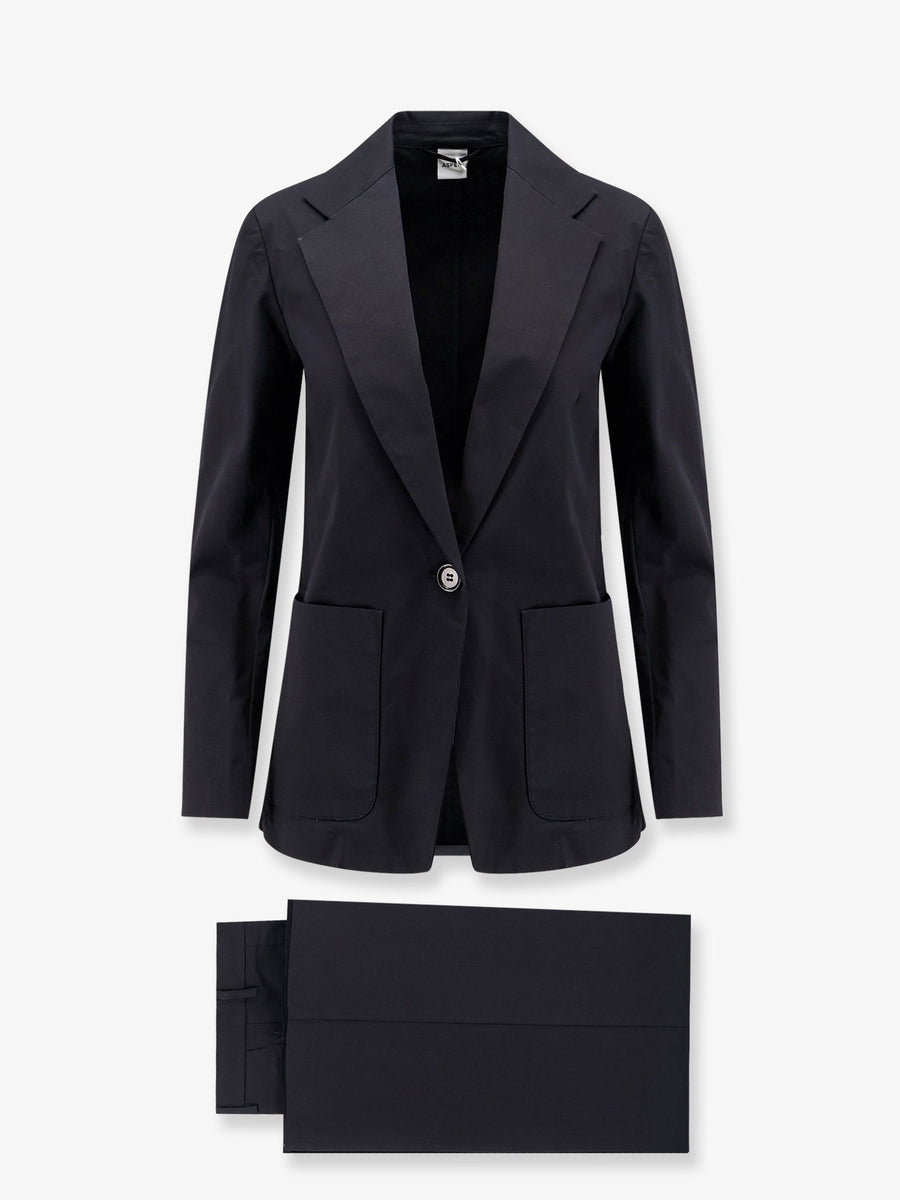 Suit — Stretch Cotton, Black Dress