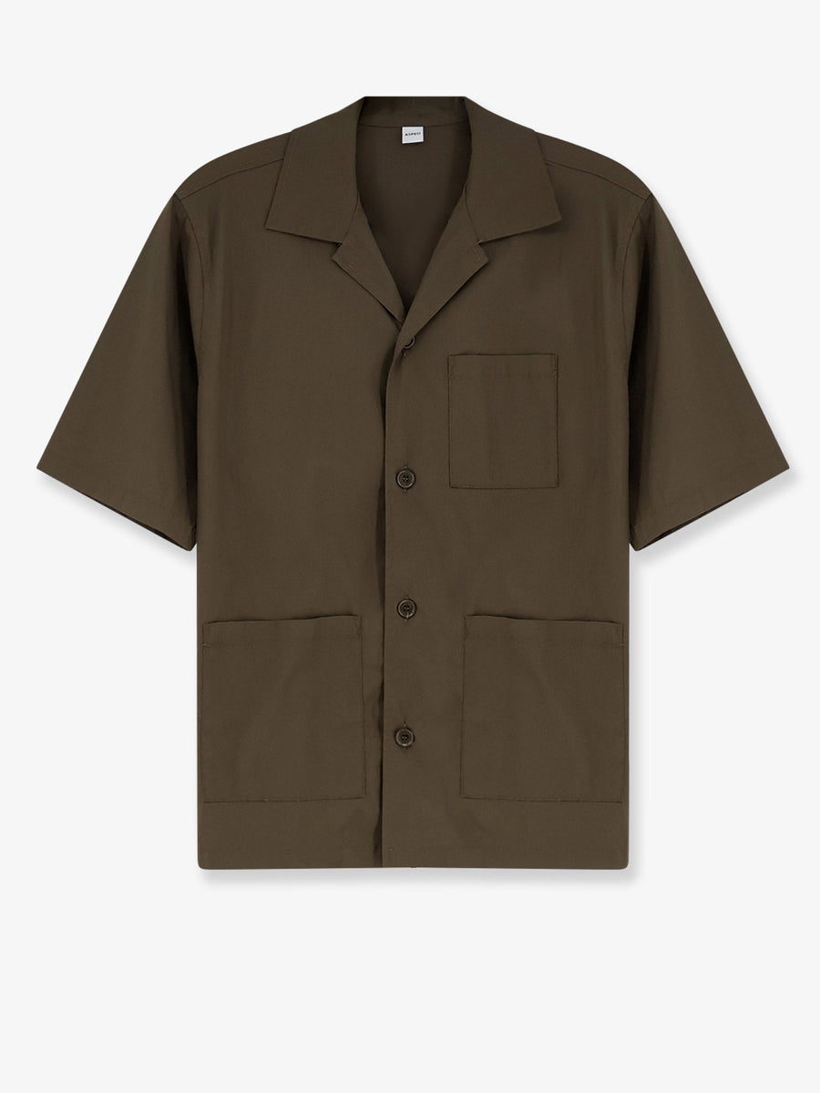 Shirt Ago Cotton-Blend Green