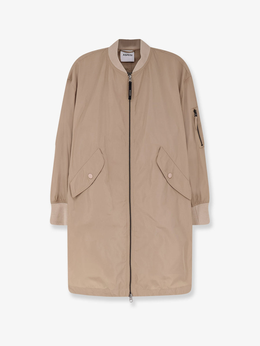 Bombo Nylon Jacket Beige Polyester