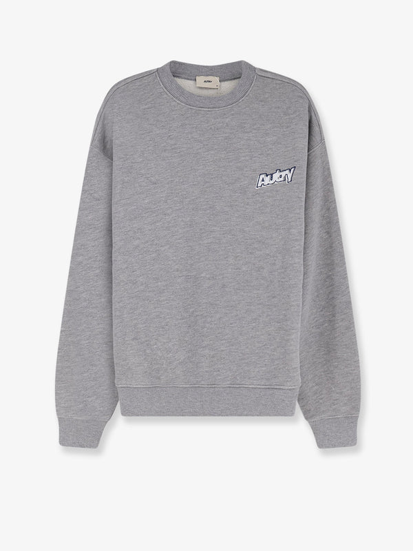 Cotton Blend Sweatshirt Grey Sweatshirts