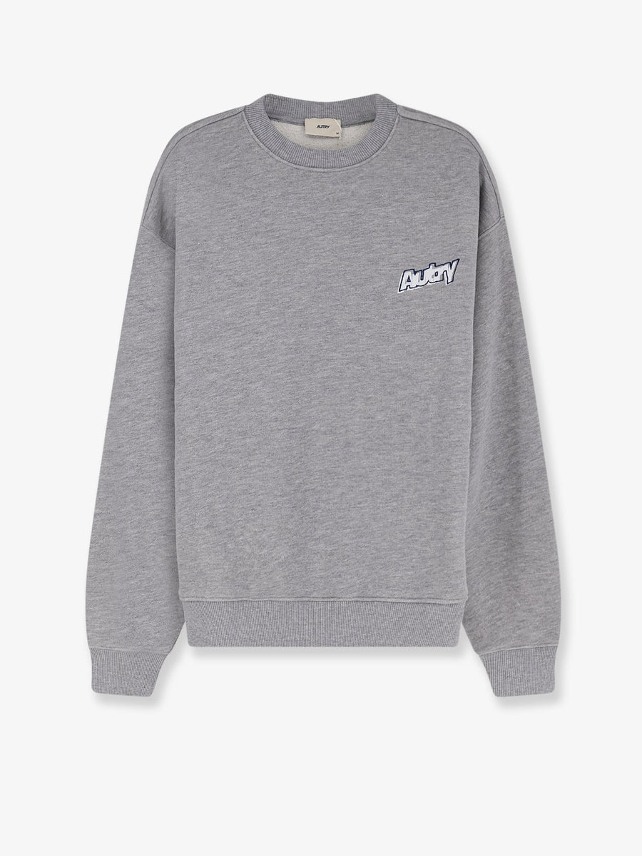 Cotton Blend Sweatshirt Grey Sweatshirts