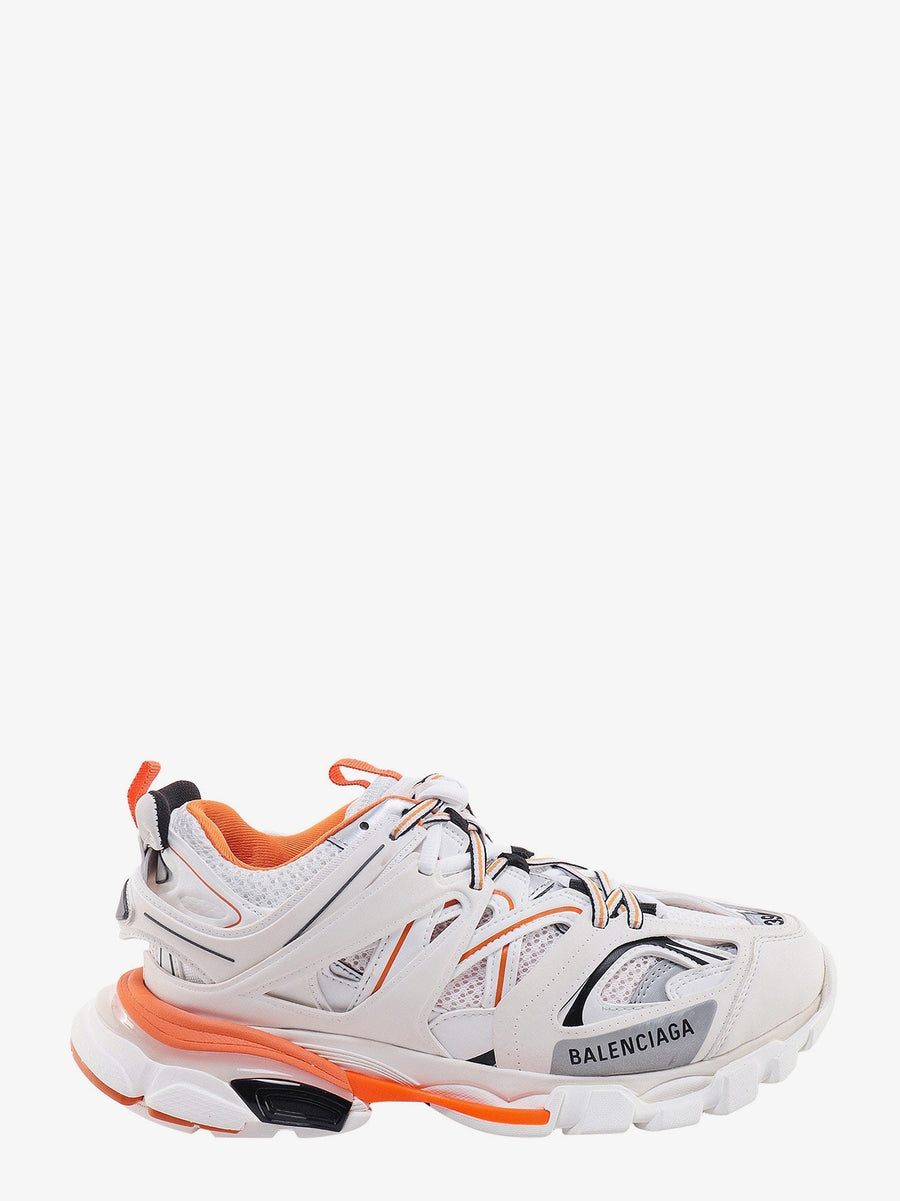 Sneakers Track Mesh And Nylon White Rubber Trainers