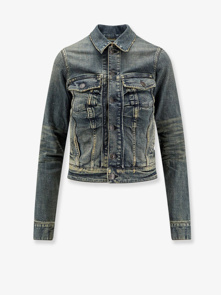Denim Jacket Blue Cotton