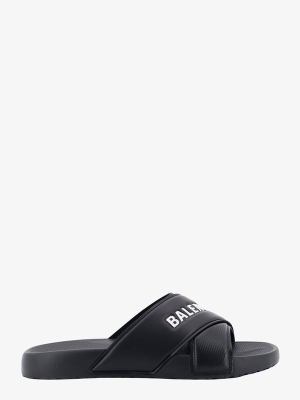 Slide Sandals Eva Black Polyurethane