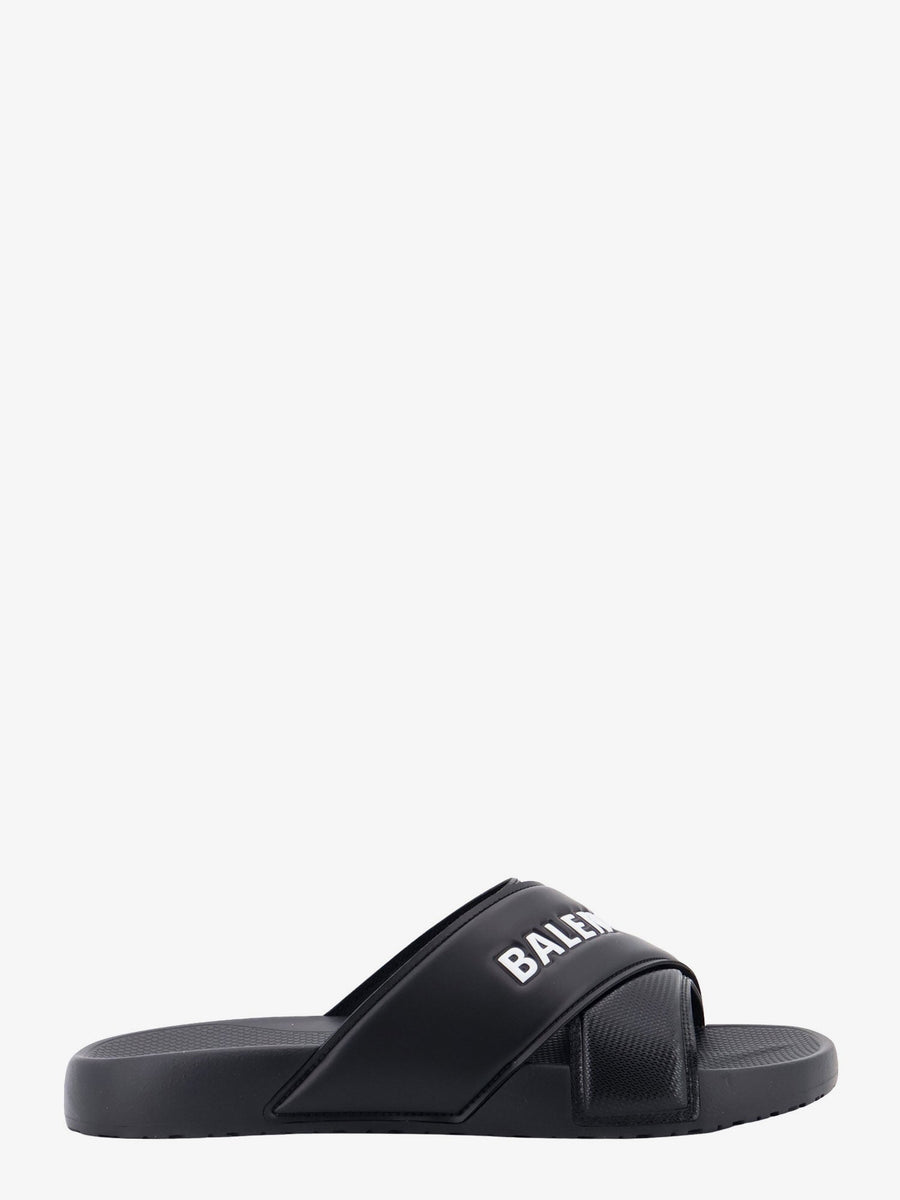 Slide Sandals Eva Black Polyurethane