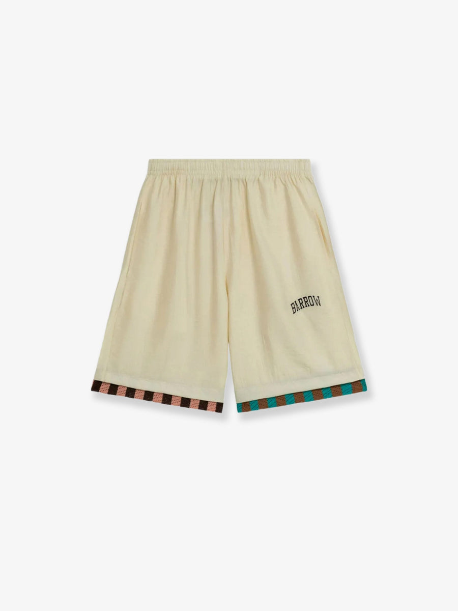 Bermuda Shorts Beige Viscose