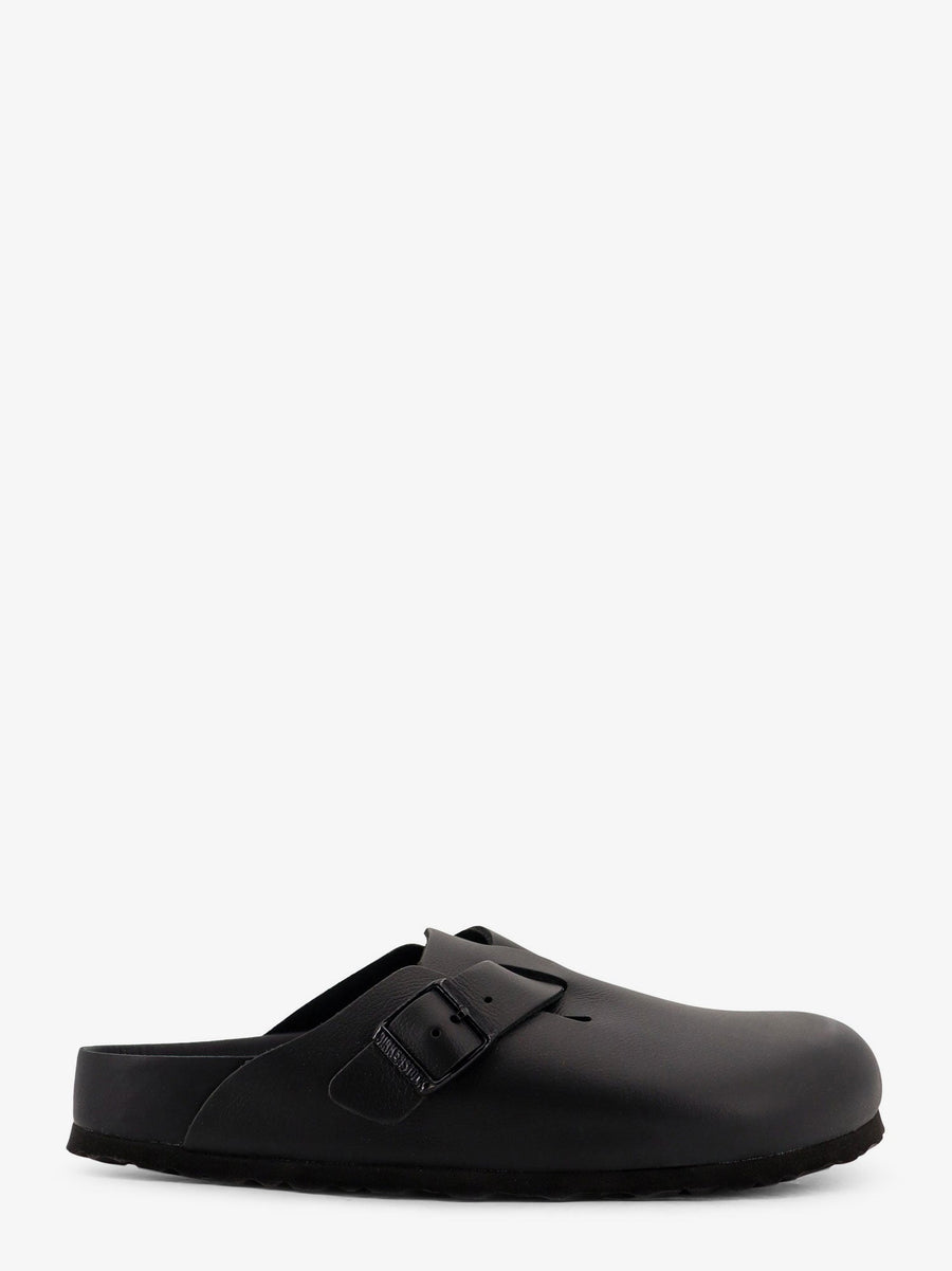 Boston Bs Leather Mule Black Pelle Sandal