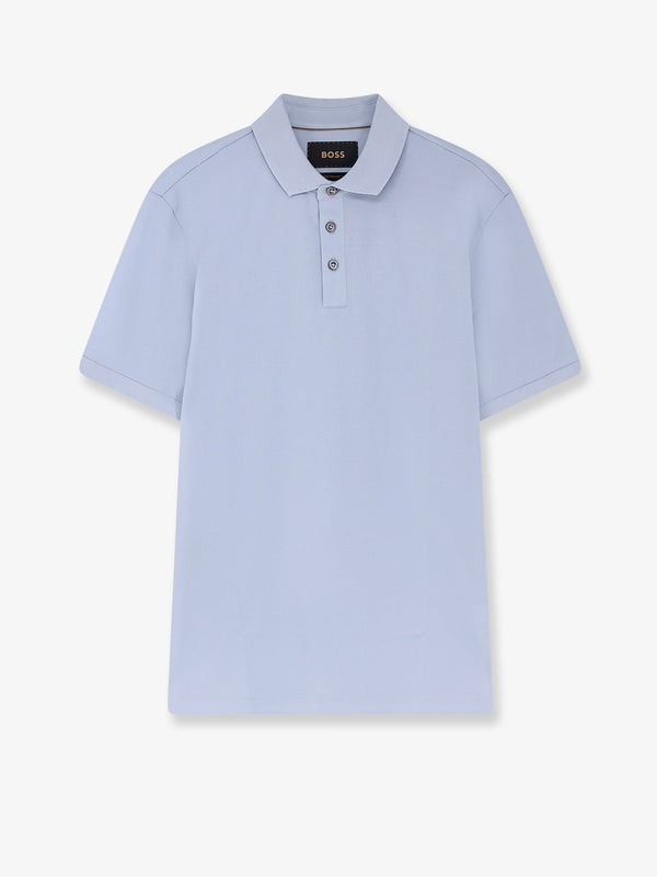 Cotton Polo Shirt Blue