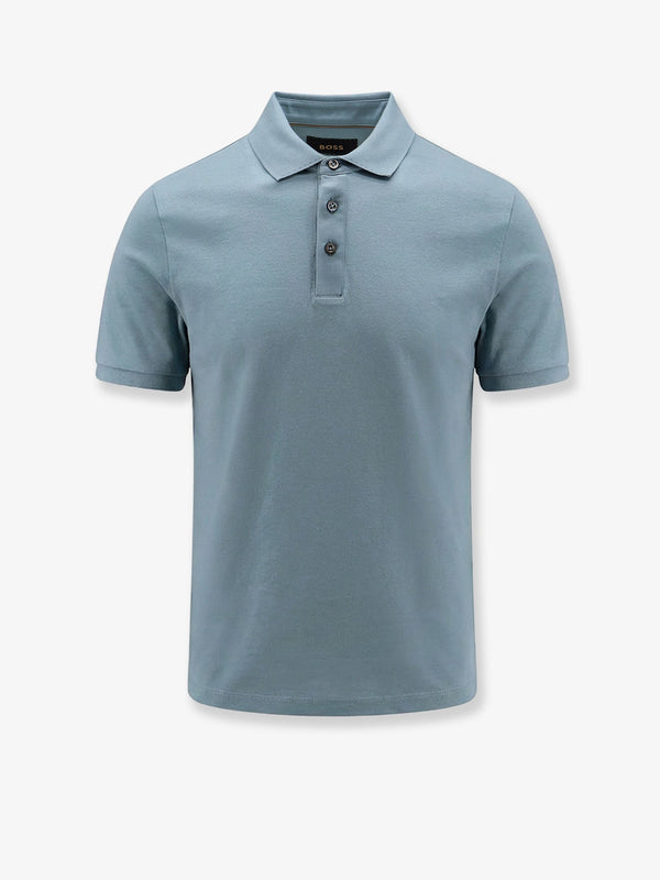 Polo Shirt Perry Blue Cotton