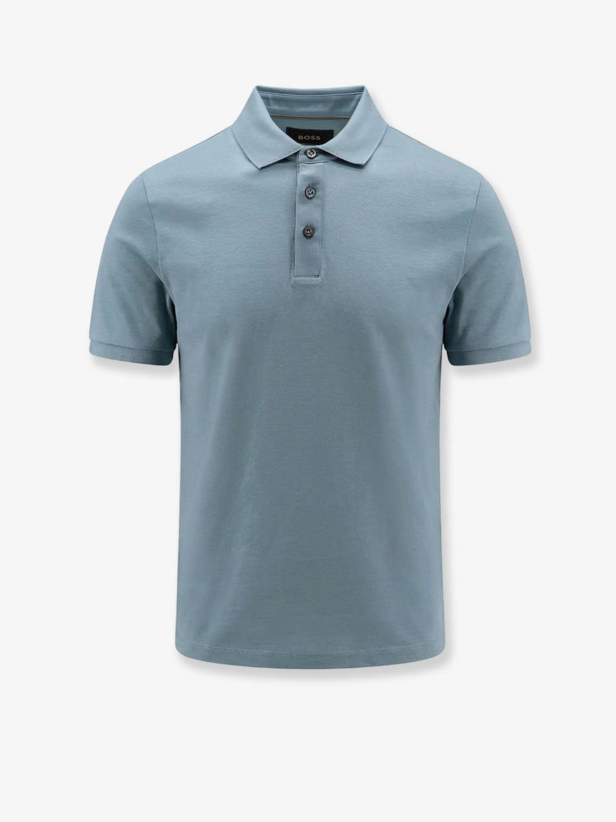 Polo Shirt Perry Blue Cotton