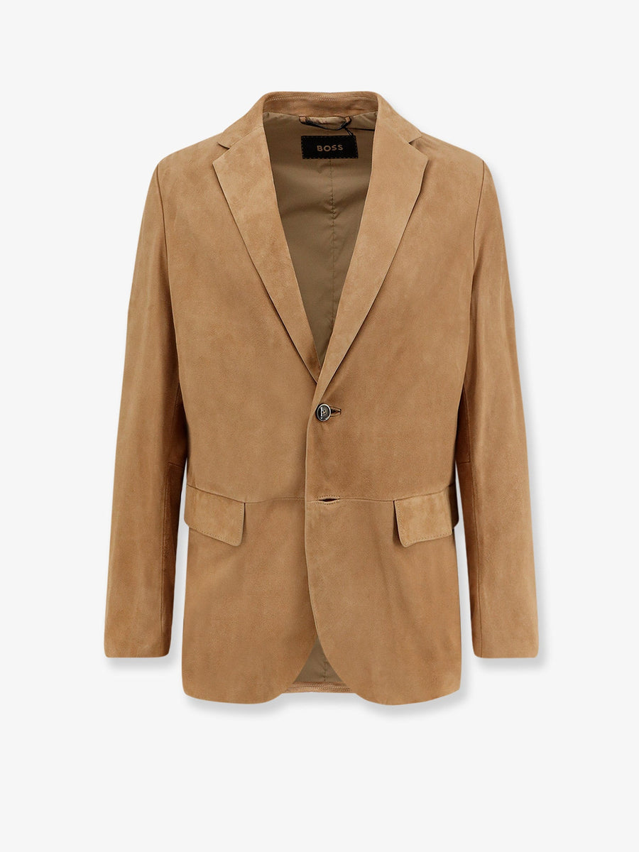 Blazer Mazer Suede Beige Jacket