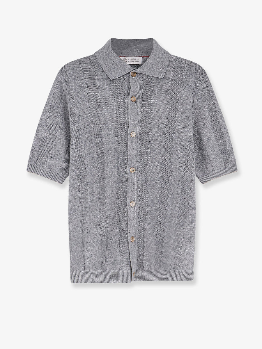 Cardigan Linen-Cotton Grey