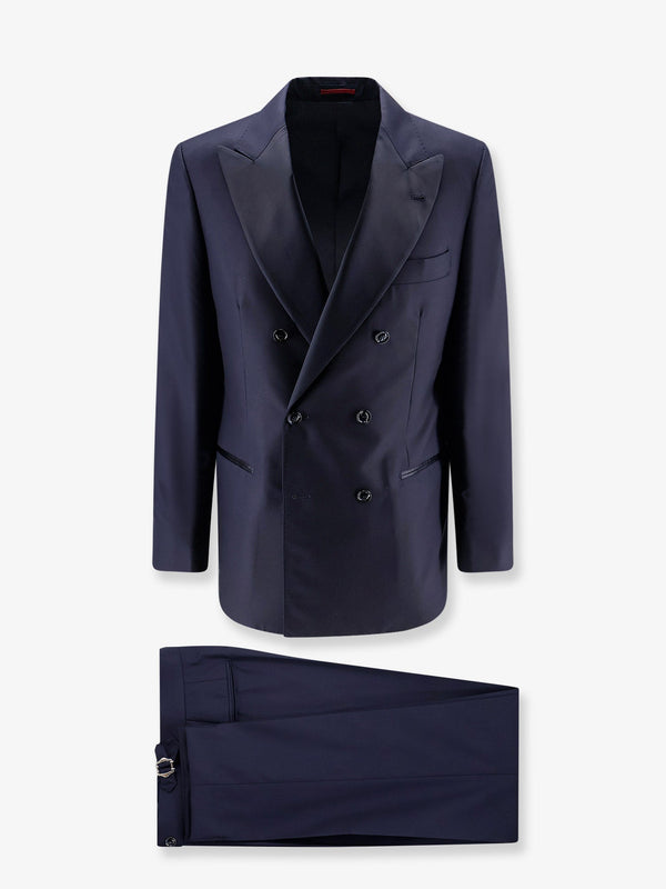Tuxedo Blue Virgin Wool & Silk Suits