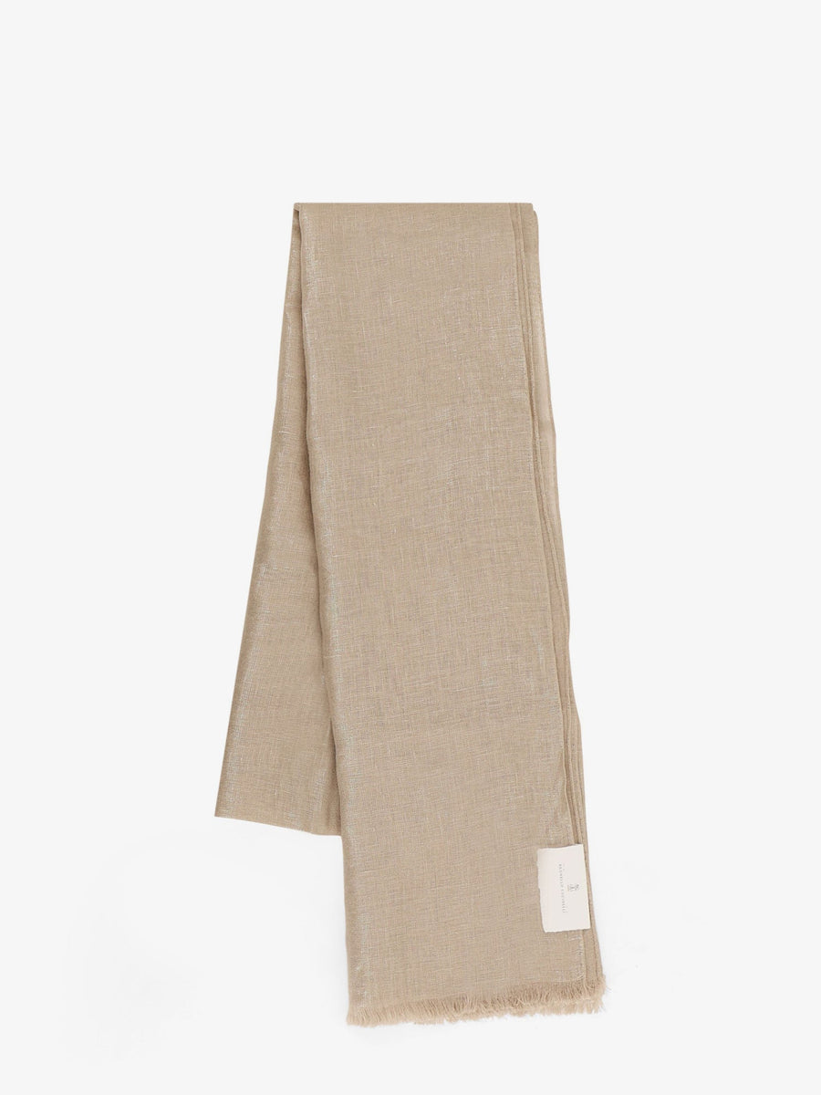 Scarf Linen Lurex Gold