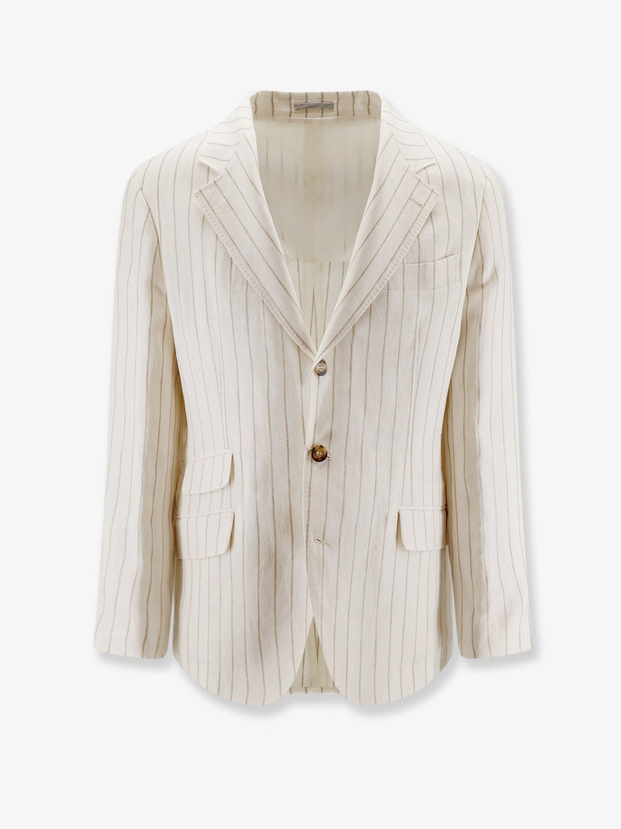 Blazer Linen White Blazers
