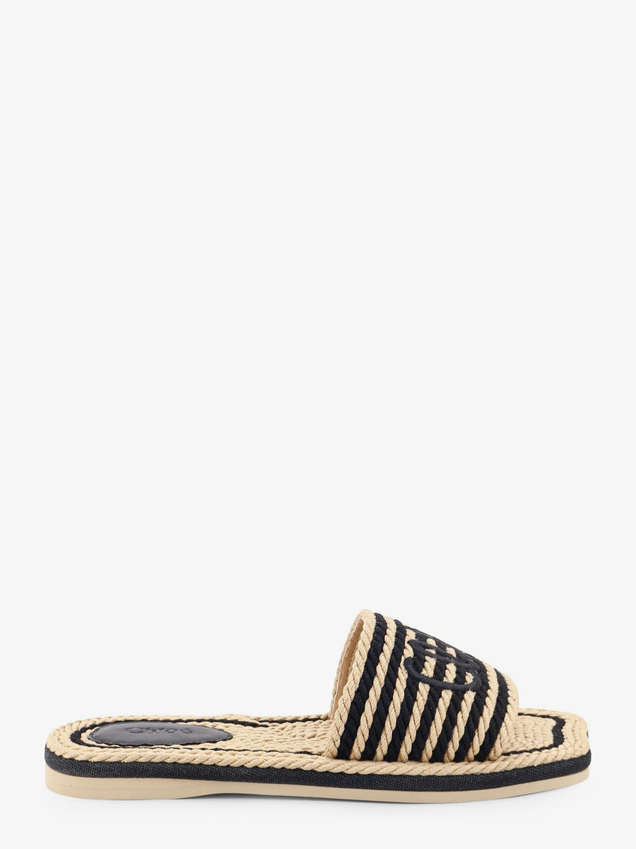 Sandals Sand Rope Black Cotton