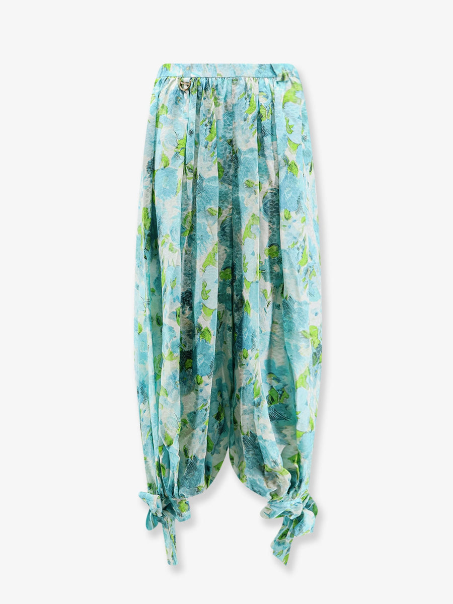 Harem Trousers Multicolour Silk