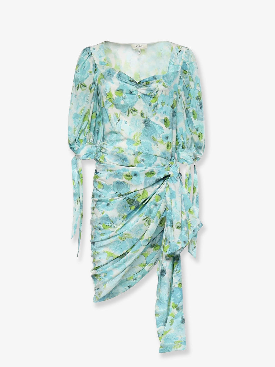 Dress Silk Blue