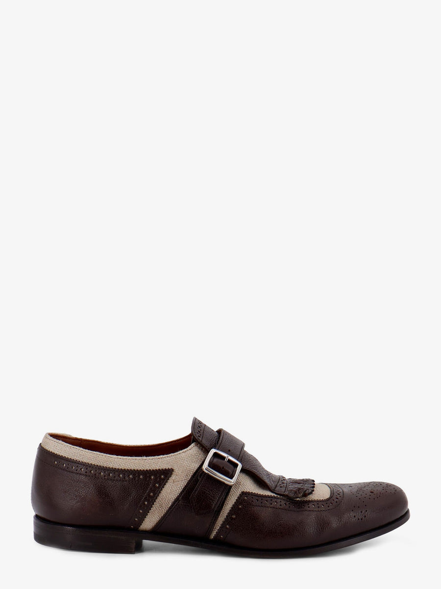 Loafers Shangai Flex Brown Leather/linen