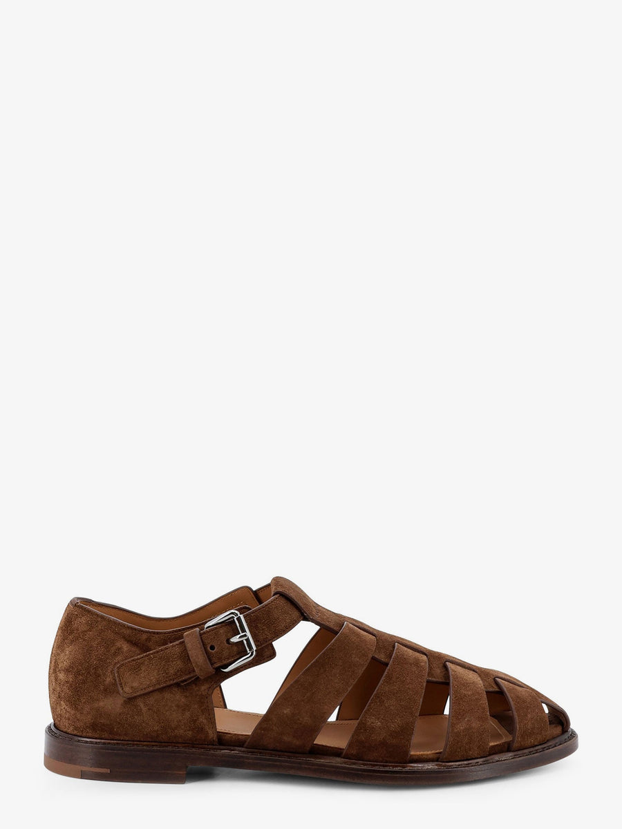 Sandals Fisherman Suede Brown