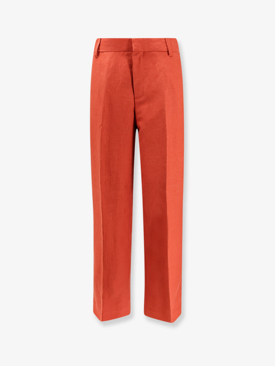 Trousers Jurdy Cotton-Linen Red