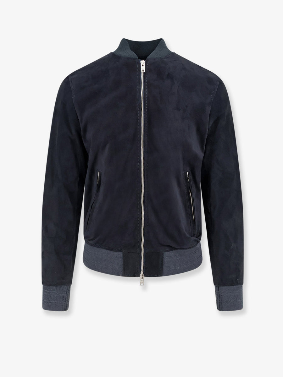 Suede Jacket Blue