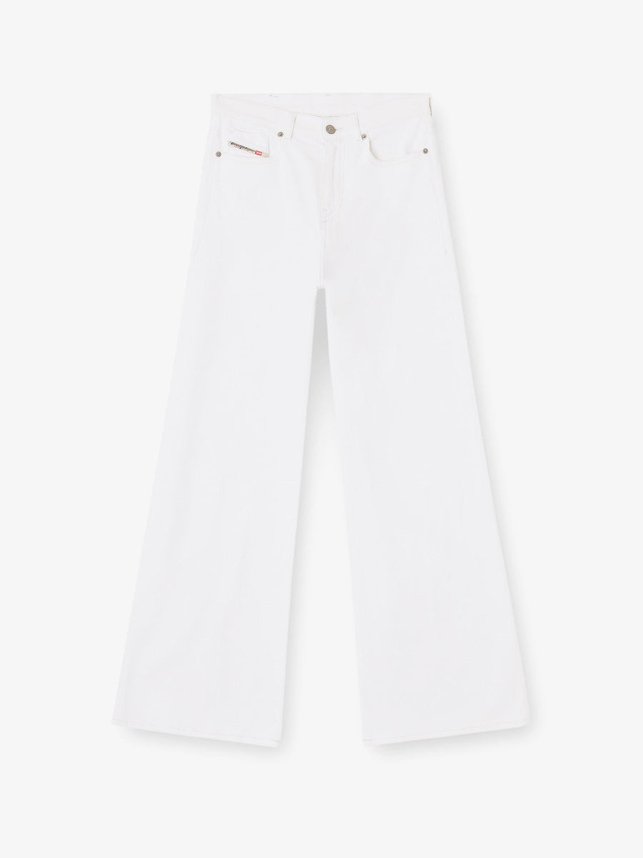 Trousers Cotton Blend White