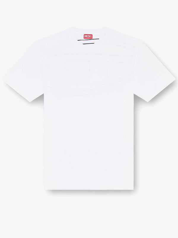 T-Shirt Megoval-D White Cotton T-shirts