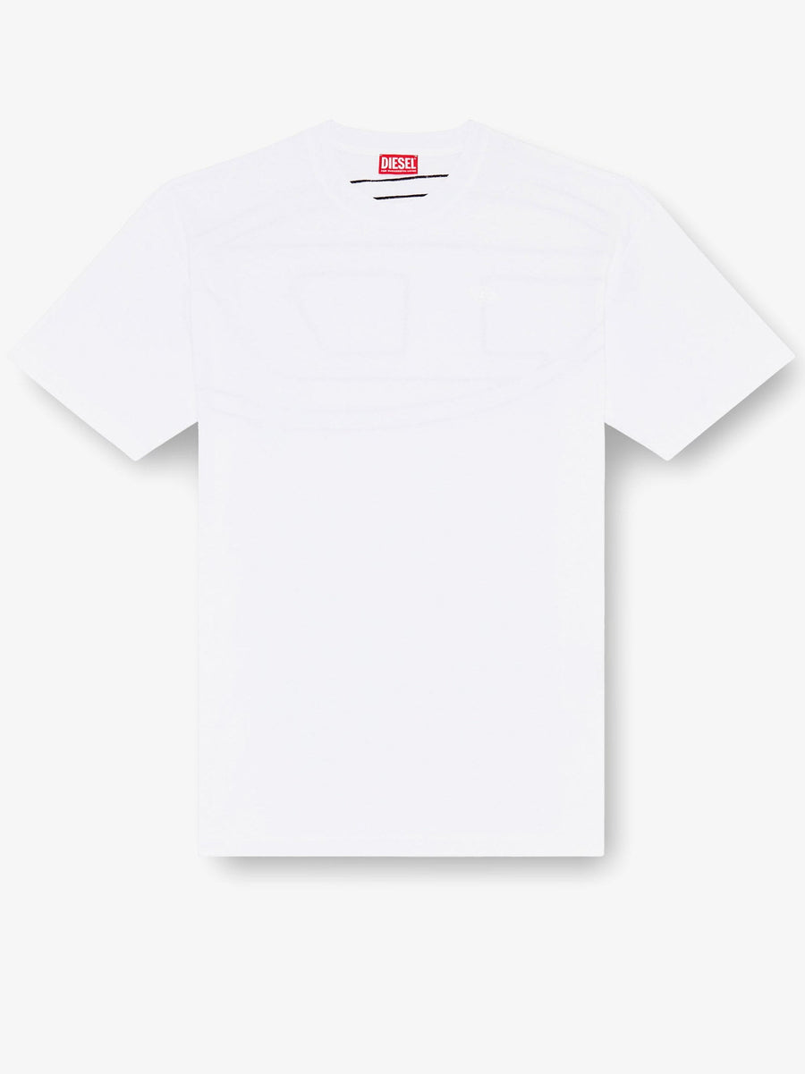 T-Shirt Megoval-D White Cotton T-shirts