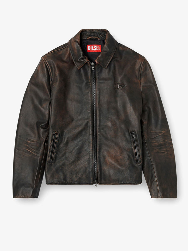 Leather Jacket L-Amar-Wrd Brown
