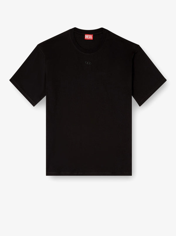 T-Shirt Embroidered Black Cotton T-shirts