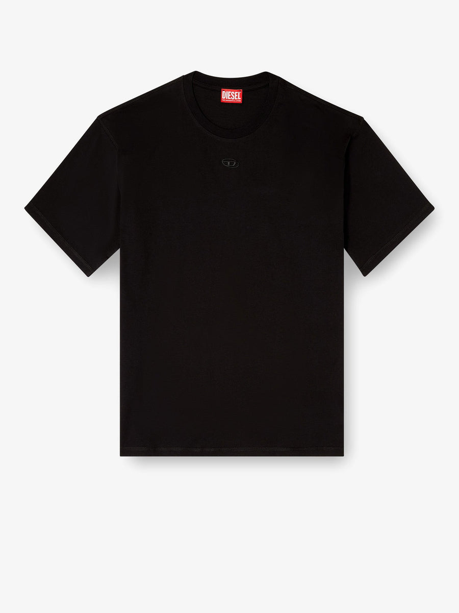 T-Shirt Embroidered Black Cotton T-shirts