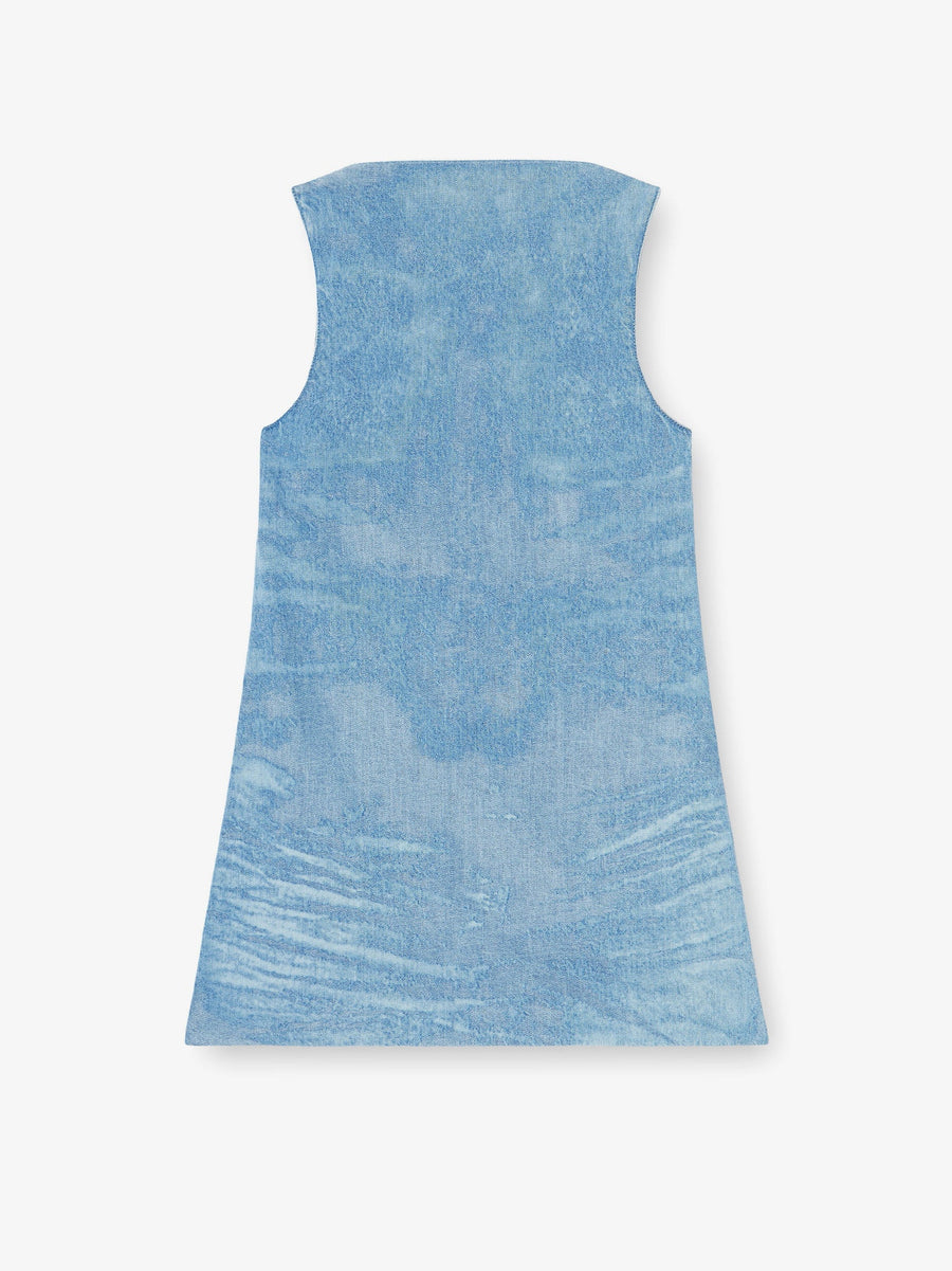 Denim Dress De-Selune-Fsi Blue Cotton