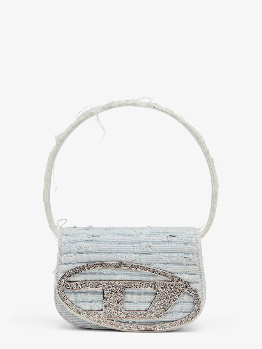 Shoulder Bag 1dr Denim Grey Cotton