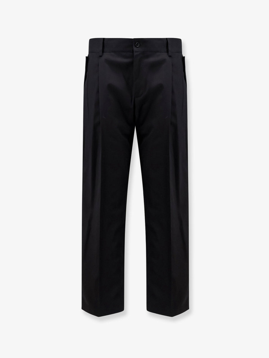 Trousers Black Cotton