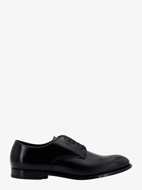 Lace-Up Shoes Patent Leather Black