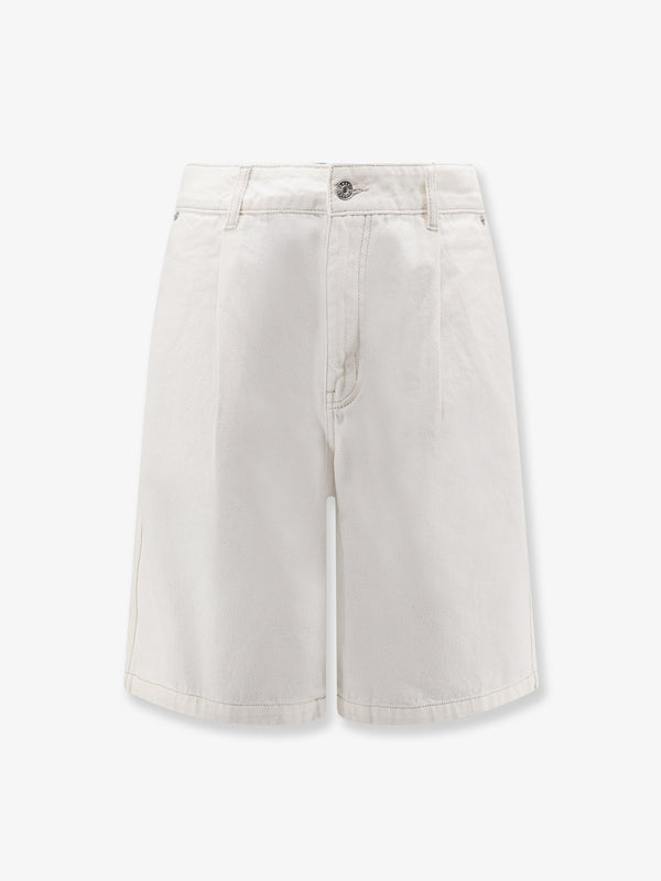 Bermuda Shorts White Cotton