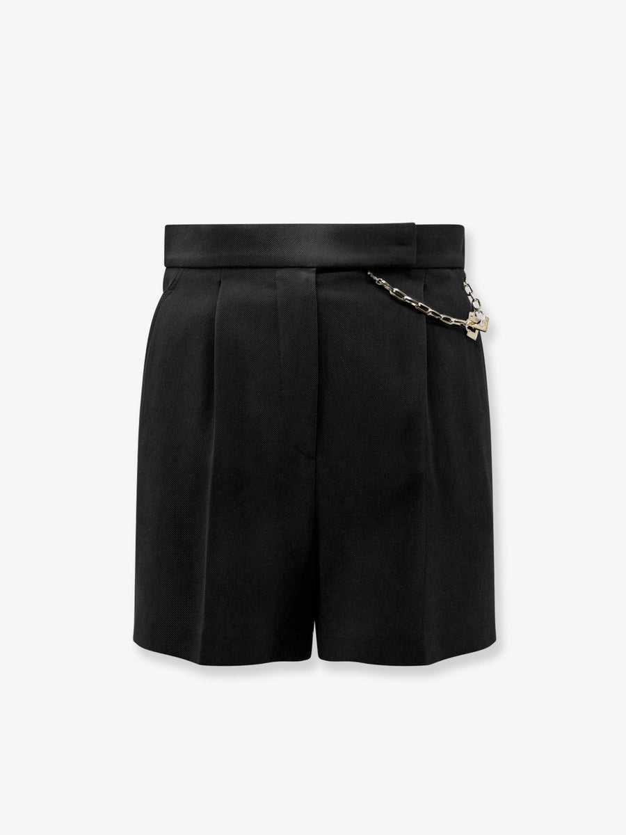 Shorts Stretch Viscose Black