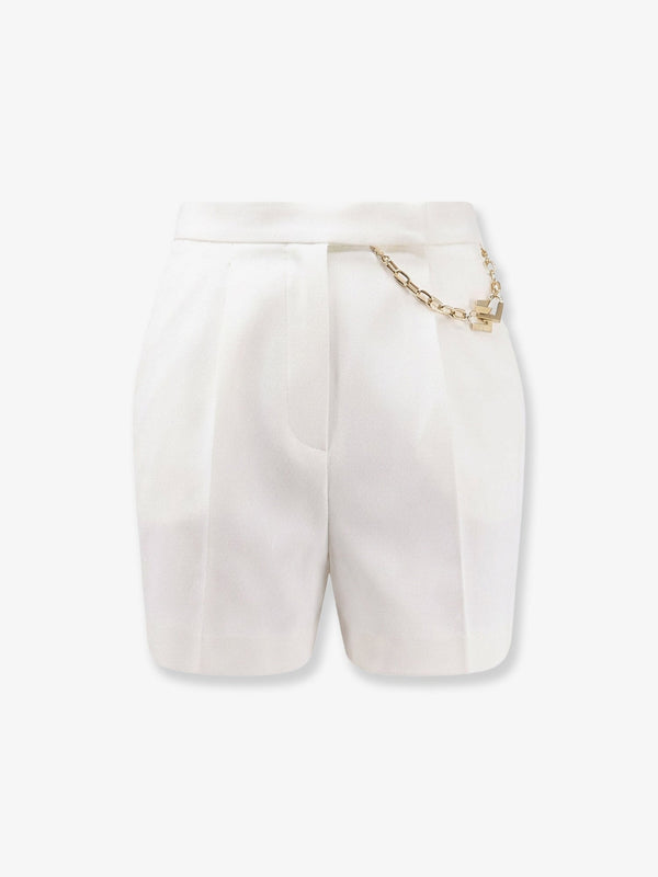 Daily Shorts White Viscose