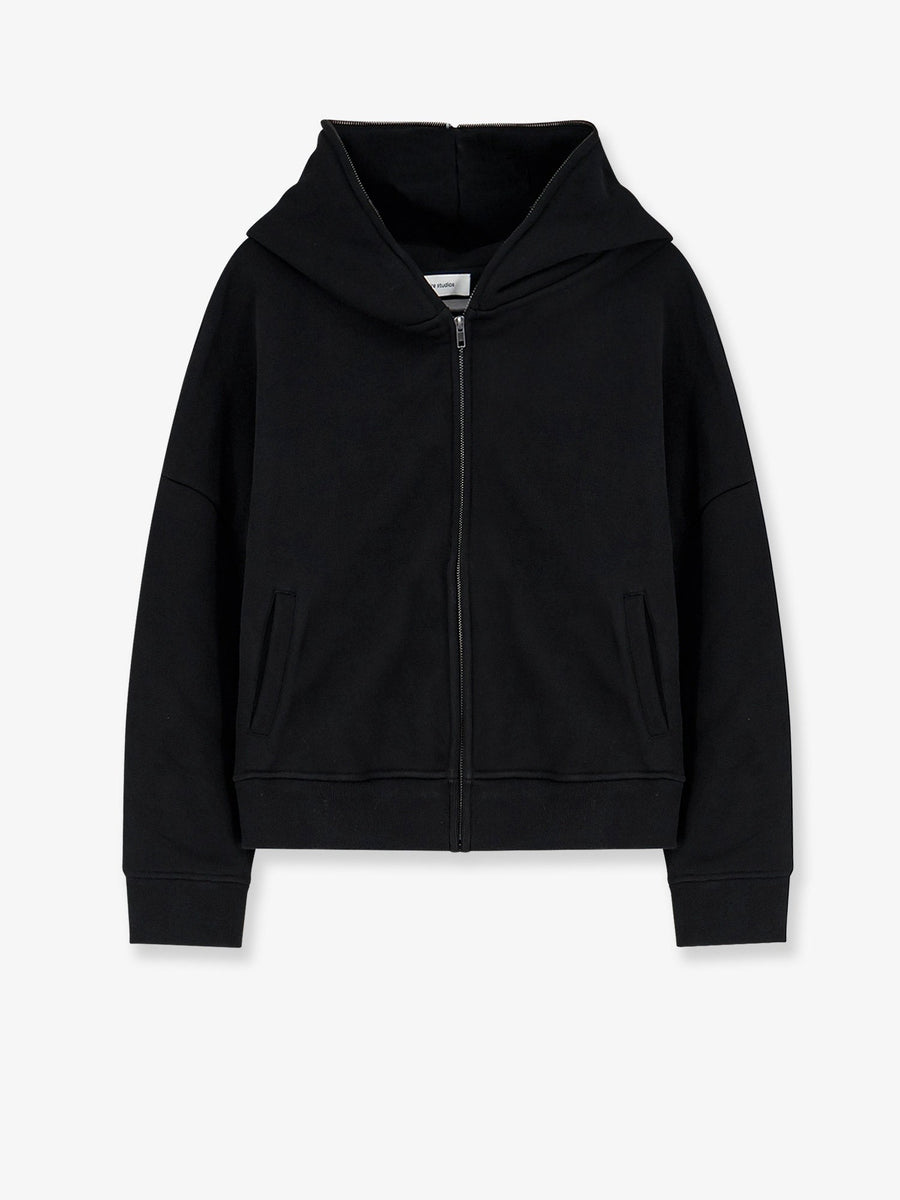 Sweatshirt Eternal Zip Black Cotton Sweatshirts