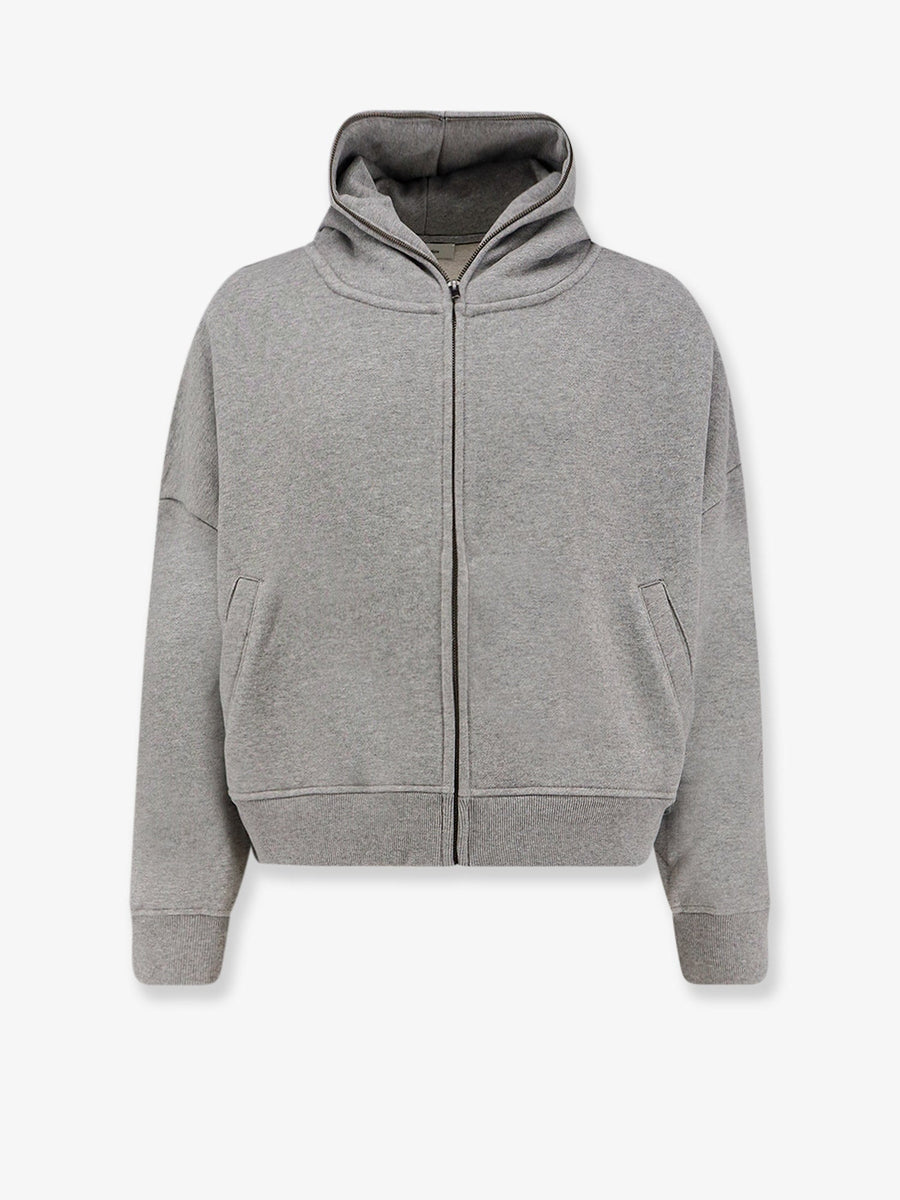 Eternal Zip Cotton Sweatshirt Grey Sweatshirts
