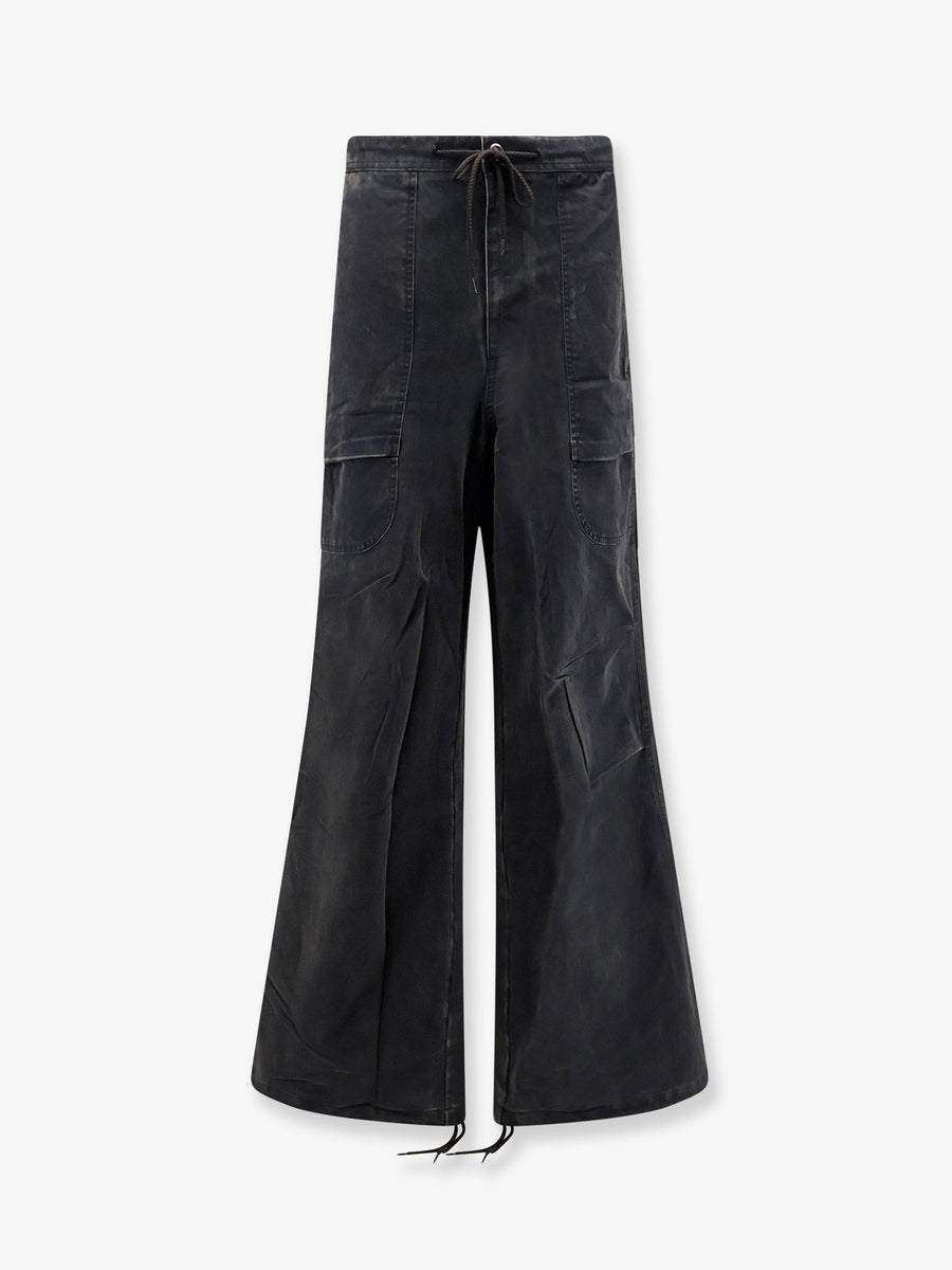 Trousers Barren Cargo Cotton Black