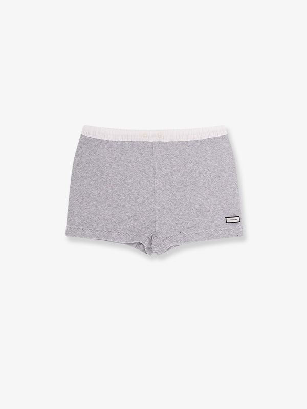 Cotton Blend Shorts Grey