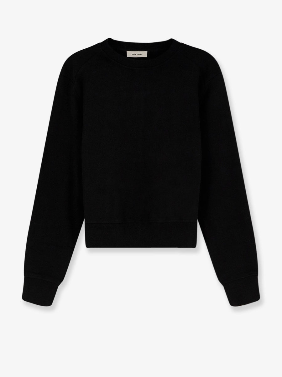 Pod Crew Cotton Sweatshirt Black Sweatshirts