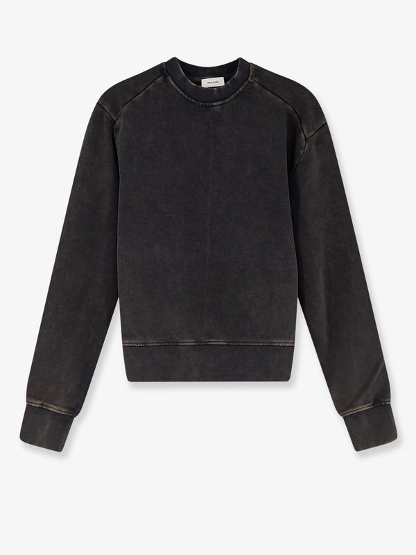 Pod Crew Cotton Sweatshirt Black Sweatshirts