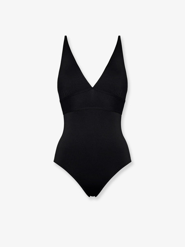 Lycra One Piece Swimsuit Black Polyamide Swimwear